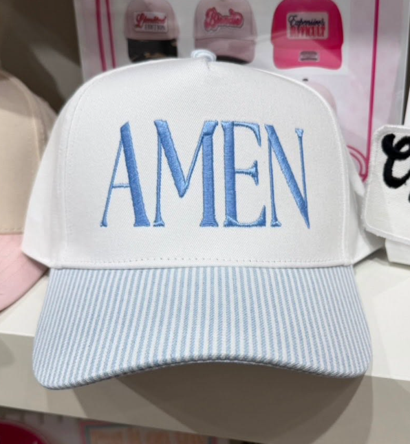 Amen Blue Stripe Hat