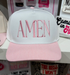 Amen Pink Stripe Hat, XS-XXL