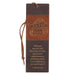 Man of God Faux Leather Bookmark, Honey-brown and Espresso