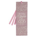 Be Still and Know Dusty Mauve Faux Leather Bookmark