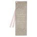 Everything Beautiful Taupe Faux Leather Bookmark