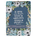 Floral Notepad with Scripture, Blue