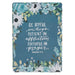 Floral Notepad with Scripture, Blue