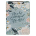 Floral Clipboard Notepad, Teal
