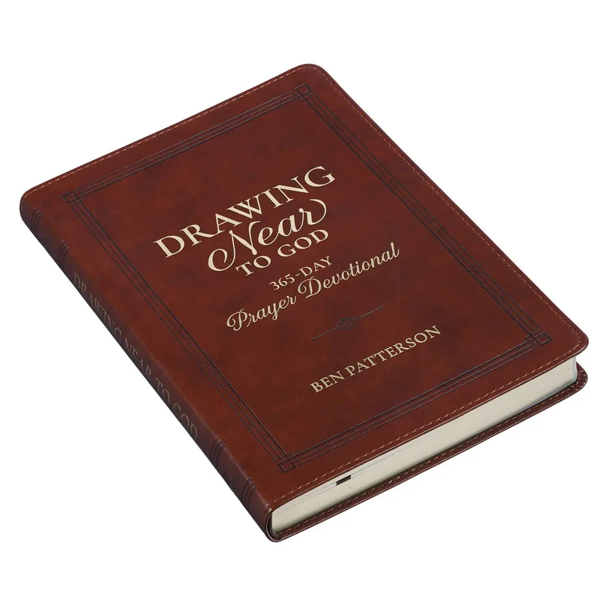 Drawing Near to God Devotional, Saddle Tan