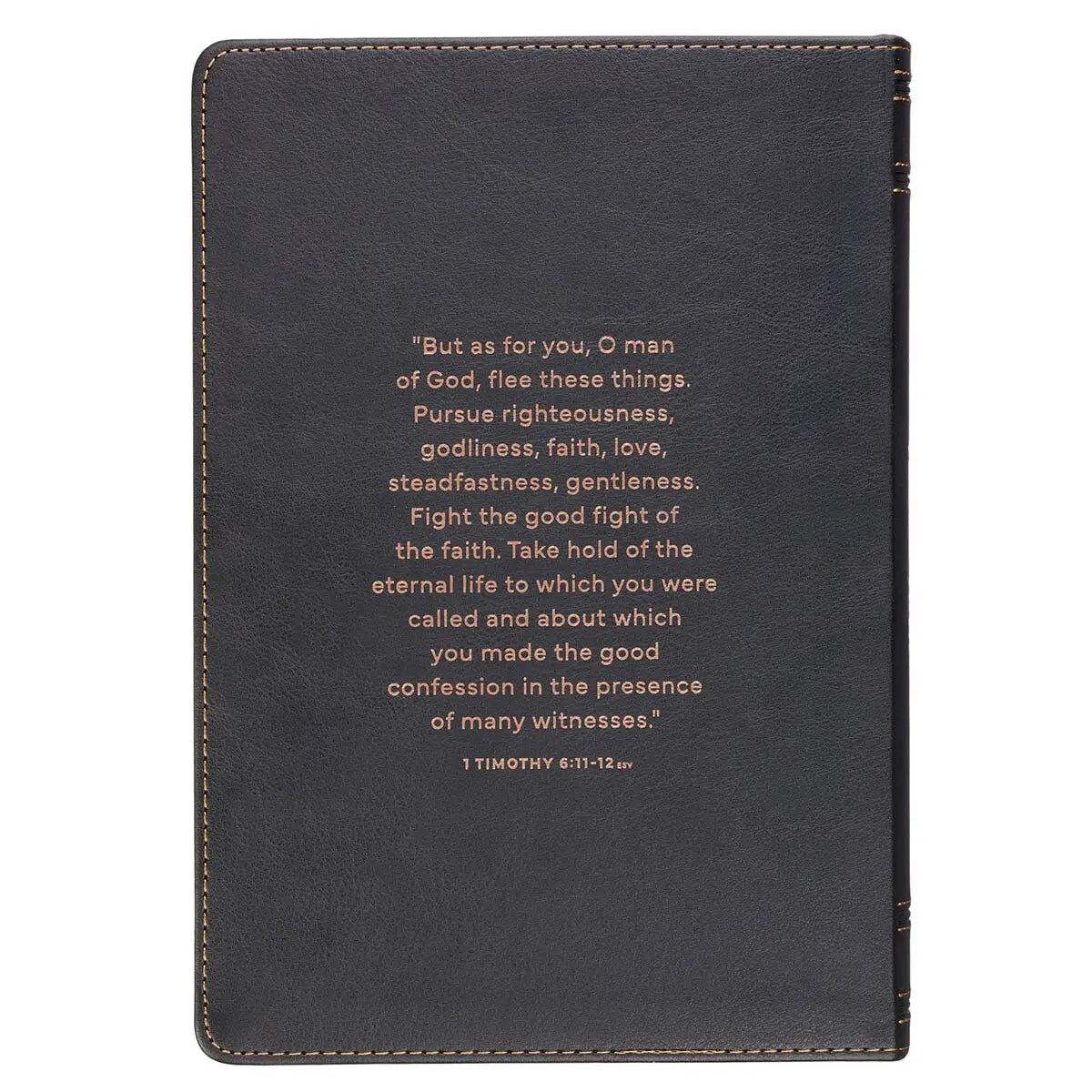 Man of God Devotional, Espresso Brown