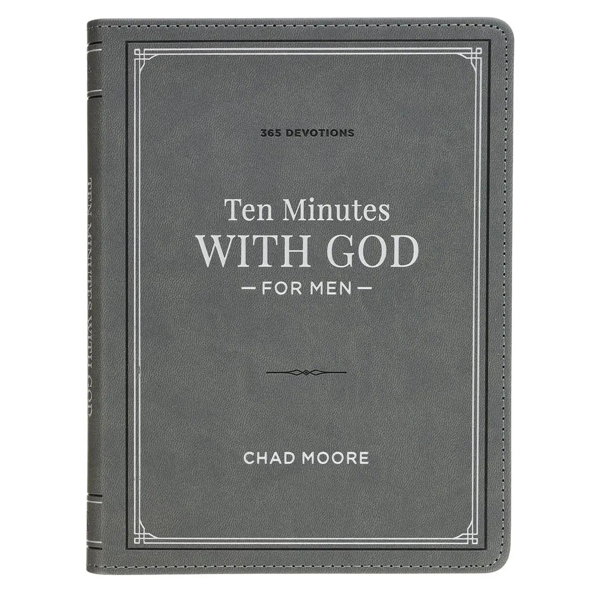 Ten Minutes with God Devotional, Stone-Gray
