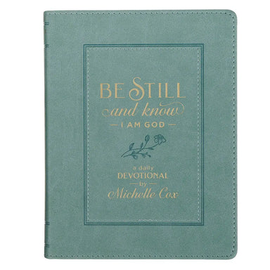 Be Still and Know I Am God Devotional, Dusty Teal
