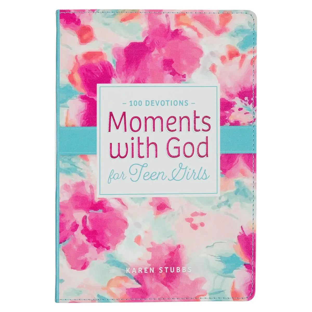 Moments with God for Teen Girls, Pink Floral Devotional