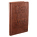 Brown LuxLeather Journal with Scripture