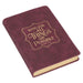Things Are Possible Burgundy Faux Leather Journal