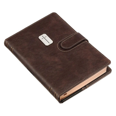 Man of God Journal, Espresso Brown