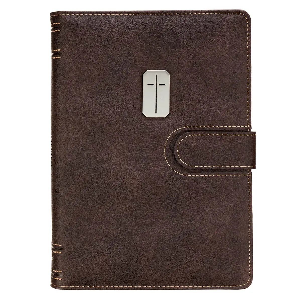 Man of God Journal, Espresso Brown