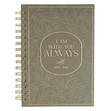 I Am With You Always Green Botanical Journal
