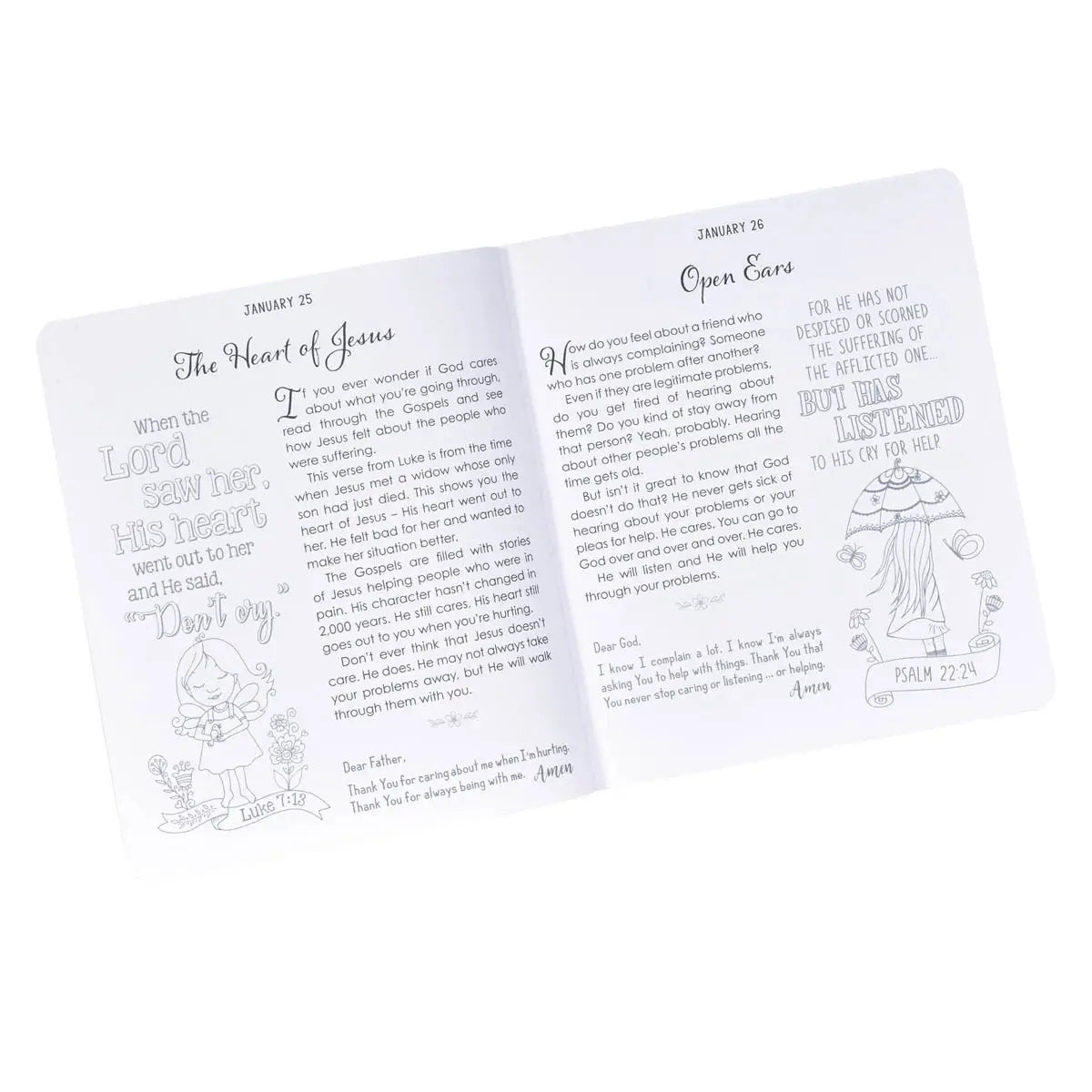 Illustrated Devotional for Girls, Pink