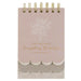 Everything Beautiful Spiral Notepad, Blush Taupe Floral
