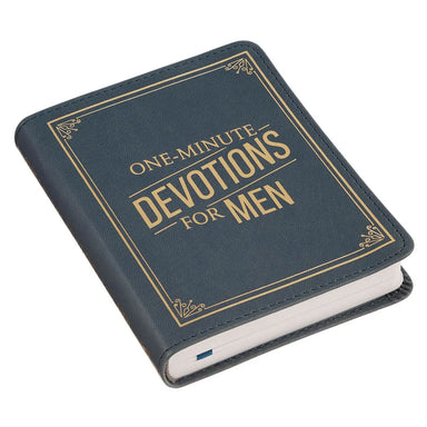 One-Minute Devotions for Men, Slate Blue