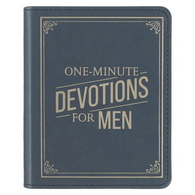 One-Minute Devotions for Men, Slate Blue