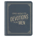 One-Minute Devotions for Men, Slate Blue
