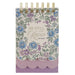 Be Still and Know Purple Floral Tiered Notepad