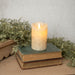 Moving Flame Cream Pillar Candle