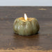 3D Flame Green Pumpkin Candle