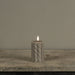 Taupe Sweater Flameless Candle, 5"