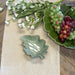 Ceramic Leaf Platter, Green