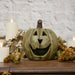 Olive Green Big Mouth Pumpkin, Mache