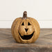 8" Beige Big Mouth Pumpkin, Mache