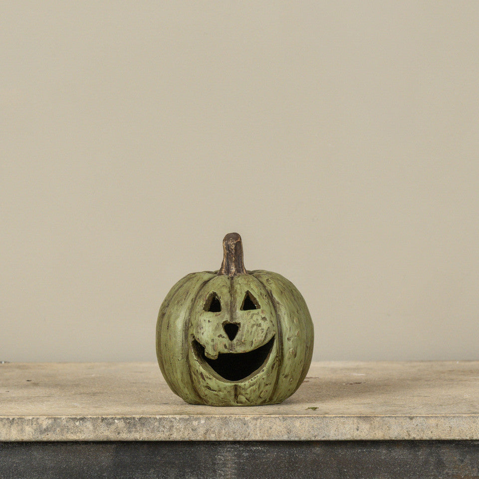 Olive Green Big Mouth Pumpkin, 5.5"