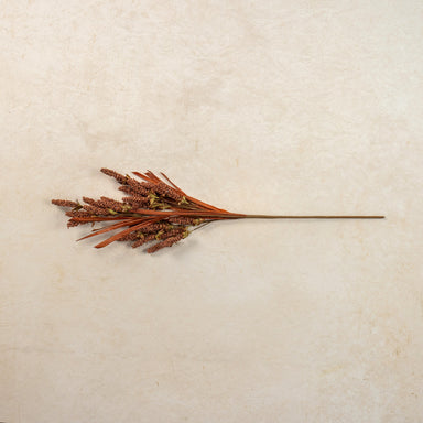 Decorative Faux Floral Stem, Rustic Brown