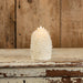 Moving Flame Cream Pinecone Candle