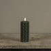 6" Dark Green Sweater Flameless Candle