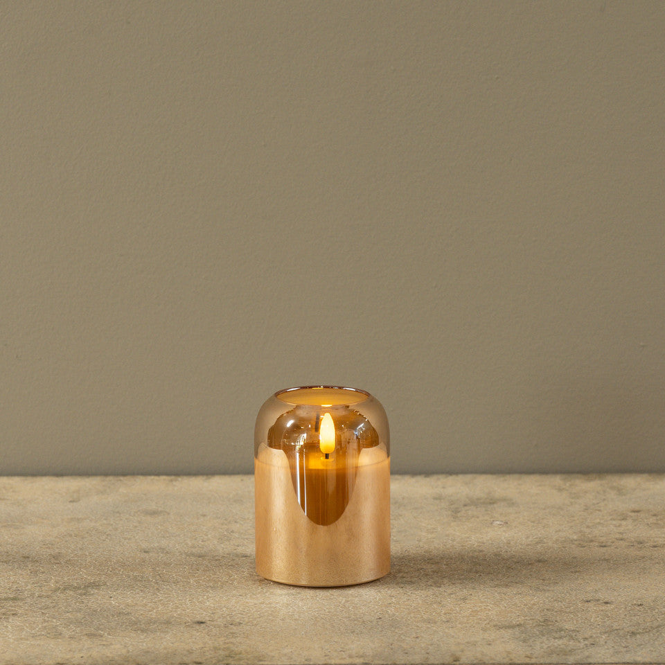 Arched Champagne Glass Flameless Candle