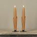 Flameless Corn Taper Candles, Set of 2