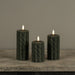Sweater 3D Flameless Candle, Dark Green