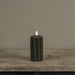 Sweater 3D Flameless Candle, Dark Green