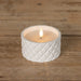 White Cement 3D Flameless Candle