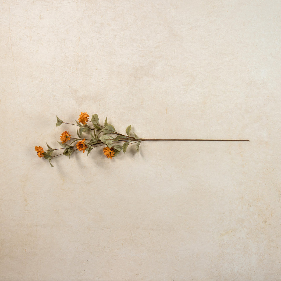 34" Orange Daisy Spray
