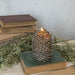 Moving Flame Pinecone Candle, 6"