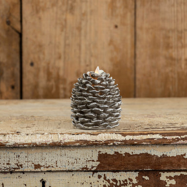 Pinecone Flameless Candle, Moving Flame