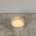 4" Wicker Glass Flameless Candle