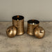 Gold Sleigh Bell 3D Flameless Candle