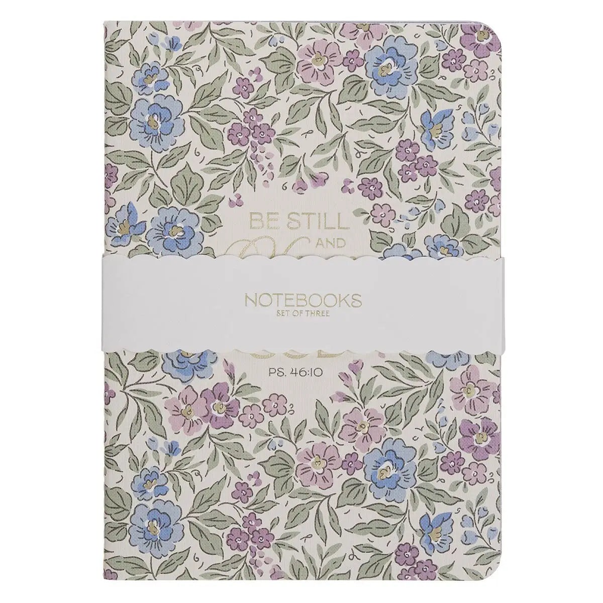 Be Still and Know Purple Trio Notebook Set