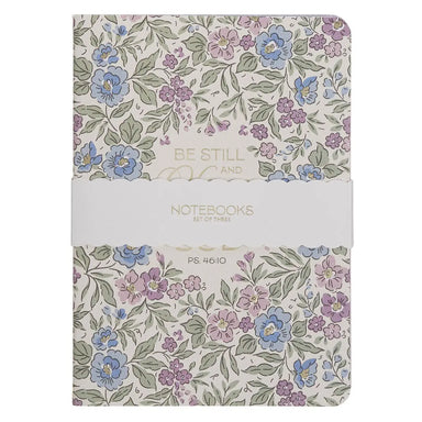 Be Still and Know Purple Trio Notebook Set