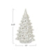 12.25 Stoneware LED Tree - Michigan Southern Charm