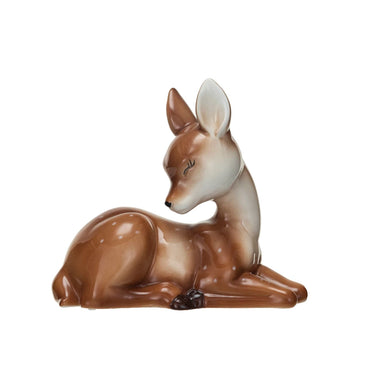 Ceramic Lying Fawn - Michigan Southern Charm