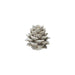 Stoneware Pinecone Shaped Taper Holder - Michigan Southern Charm